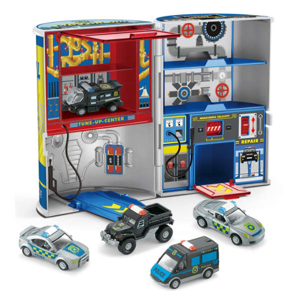 Motor Oil Service Station Playset - Police