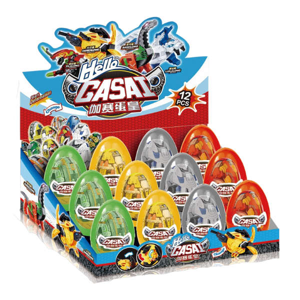Dino Deformation Egg Surprise Display 12/pc