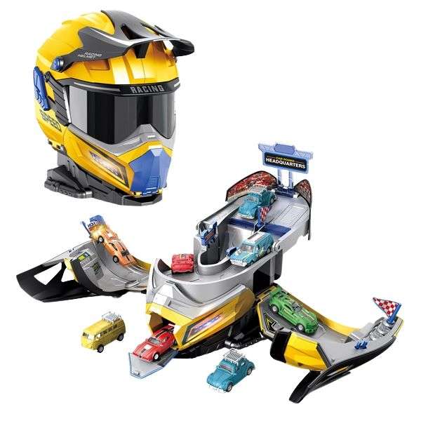 Transforming Race Track Helmet 2-in-1