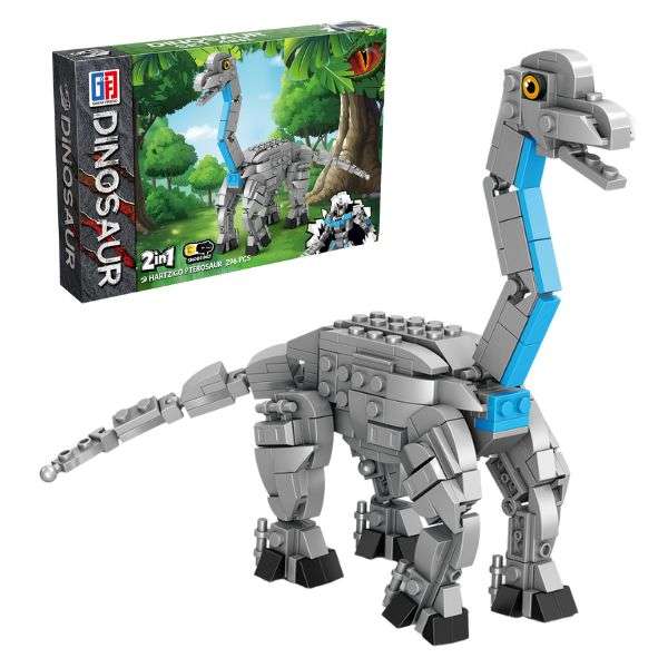 Dinosaur Building Blocks Brachiosaurus 260pcs 2-in-1