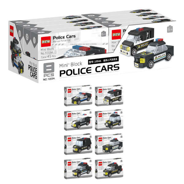 Building Blocks- Police cars CDU 8