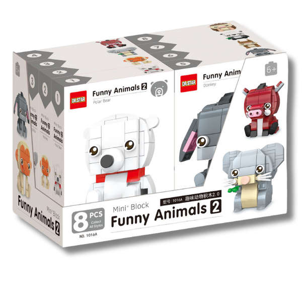 Building Blocks - Animals CDU 8PC