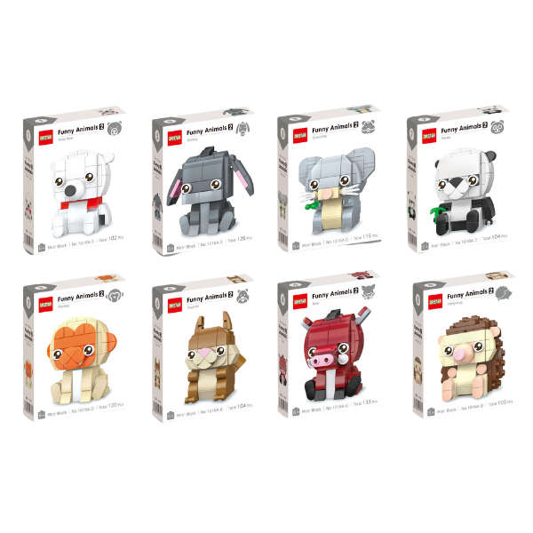 Building Blocks - Animals CDU 8PC