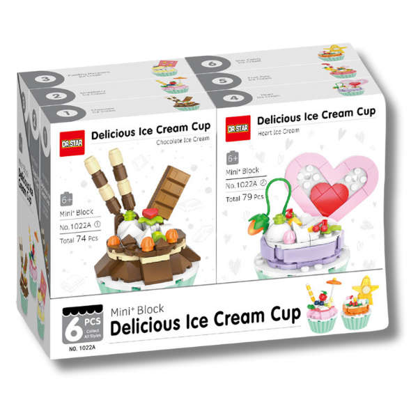 Building Blocks - Cup Cakes CDU 6PC