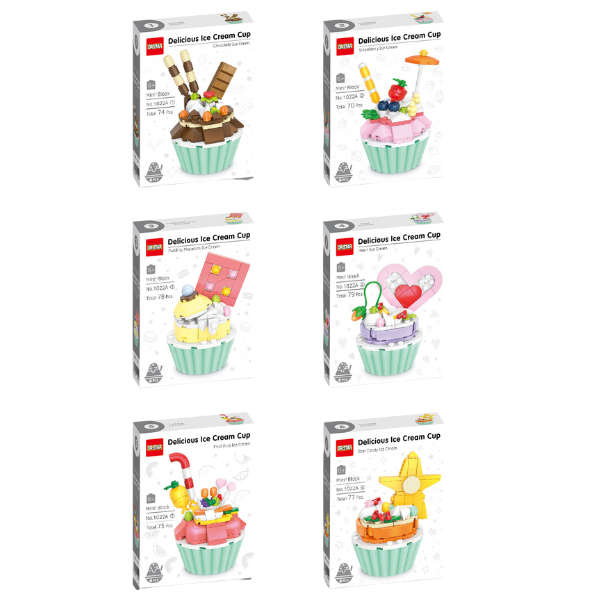 Building Blocks - Cup Cakes CDU 6PC