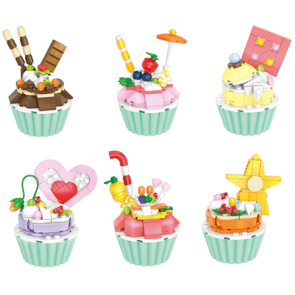 Building Blocks - Cup Cakes CDU 6PC