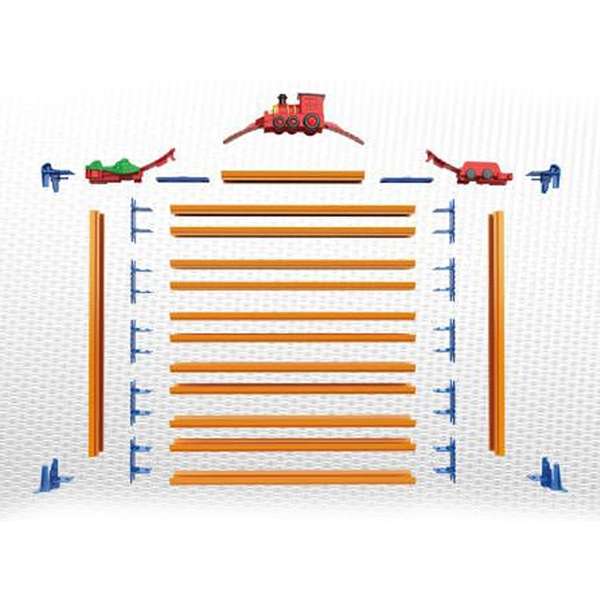 SurFurious Hot Wheels Style Rack & Track Set - Car Display & Race Track Kit