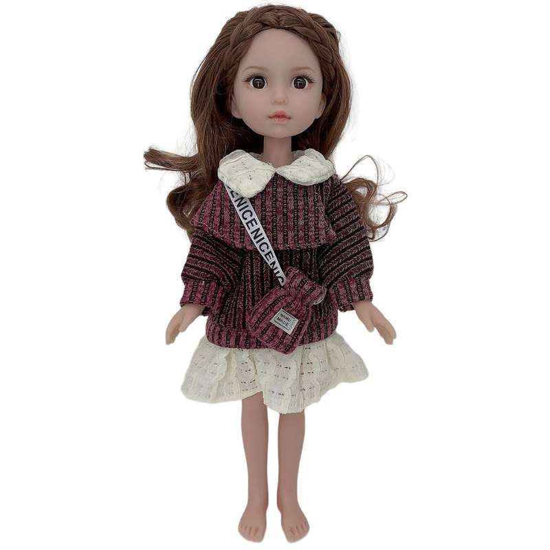 Sennby Baby "Stylish Street" Doll - 35cm Fashion Doll with Modern Bag