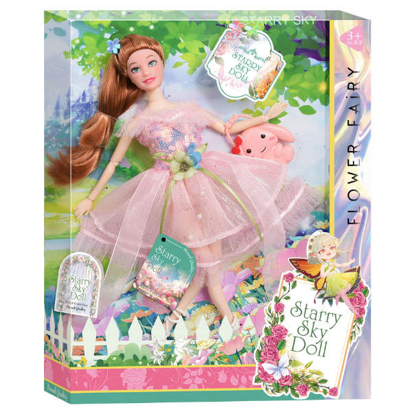 Starry Sky Doll Flower Fairy - Collectible 30cm Flower Fairy Doll