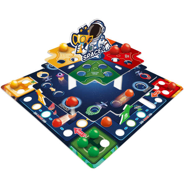 DIY 3D Flying Chess - 27 Piece Puzzle Gam