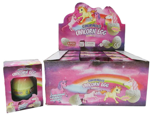 Hatching Unicorn Egg Display- 9pcs