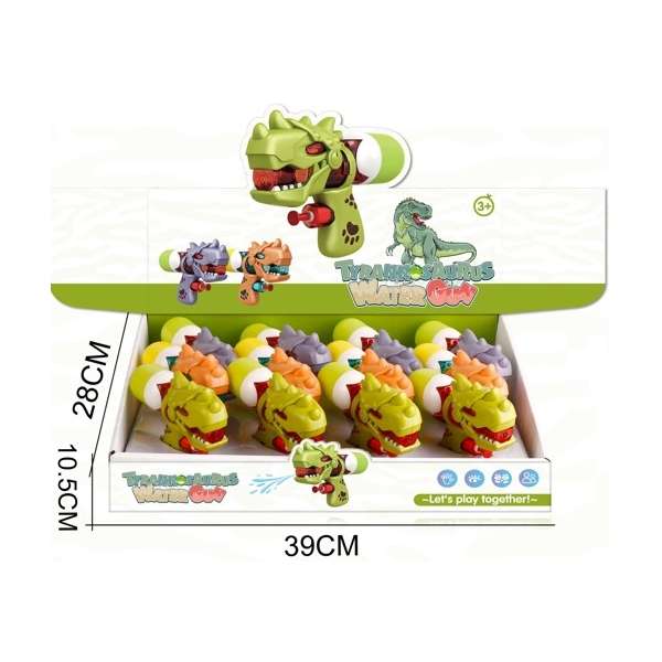Dino Water Gun Display 12 /pc