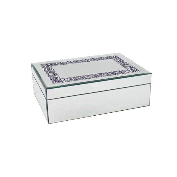 Mirror Crystal Jewellery Box