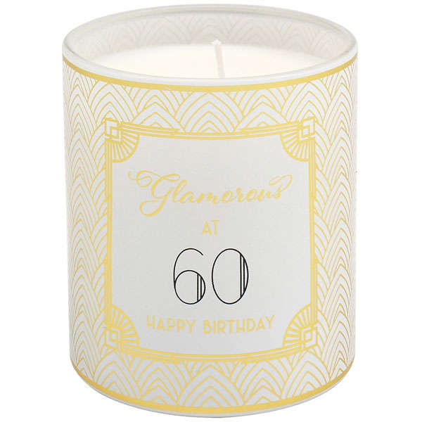 Glamorous at 60 Candle