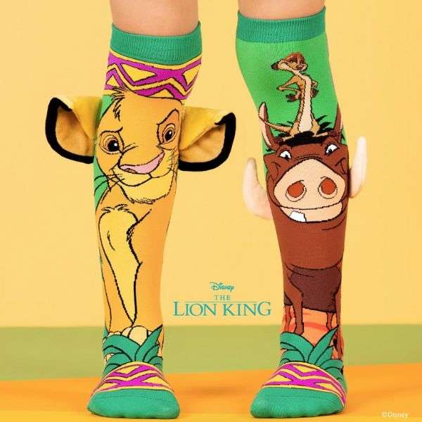 MADMIA Disney Lion King Knee-High Socks, Ages 6-99 - Simba, Timon & Pumbaa