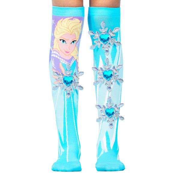 Disney Frozen Elsa Knitted Knee-High Socks, 3D Tutu, Ages 6-99