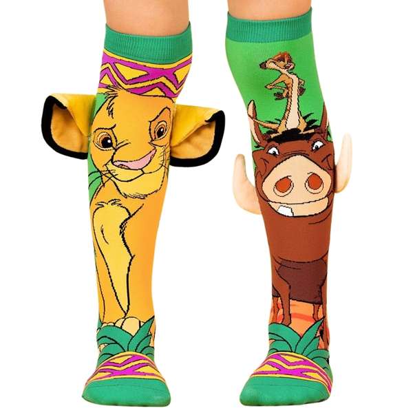 MADMIA Disney Lion King Knee-High Socks, Ages 6-99 - Simba, Timon & Pumbaa