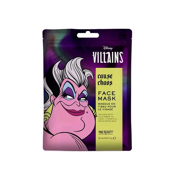 Disney Villains Ursula Sheet Face Mask by Mad Beauty