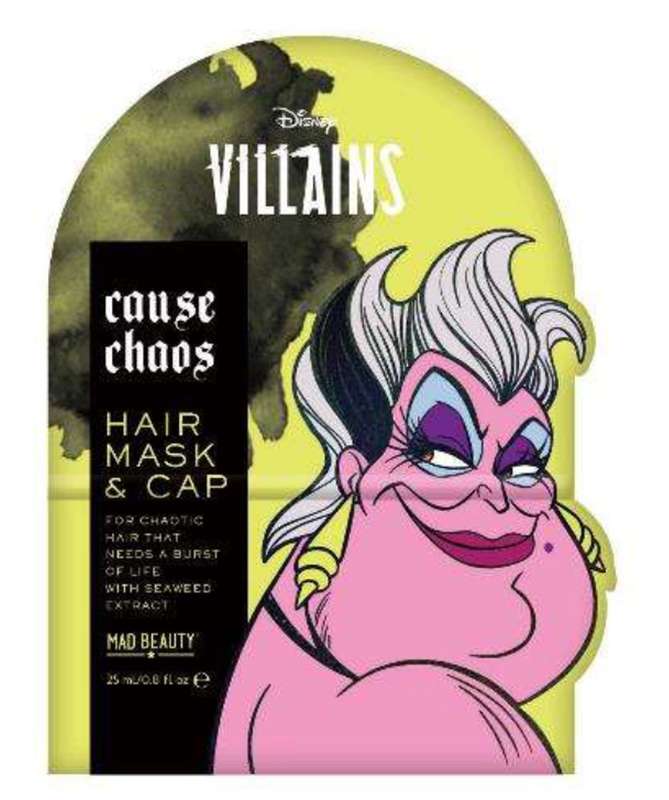 Disney Villains Ursula Hair Mask & Cap by Mad Beauty
