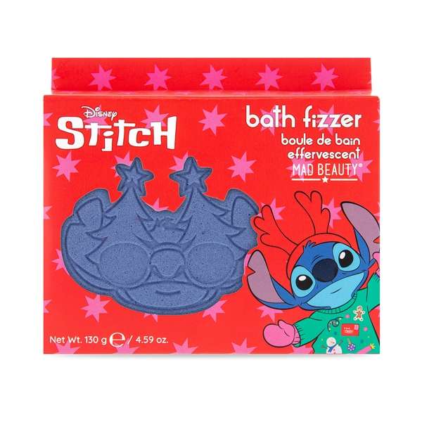 Disney Stitch At Christmas Bath Fizzer by Mad Beauty