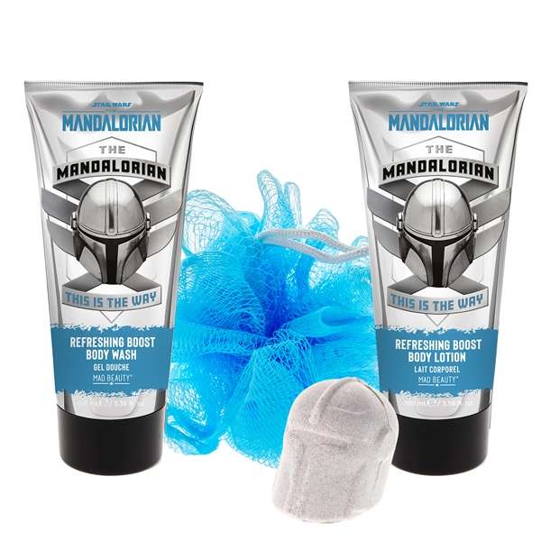 Mandalorian Shower Gift Set by Mad Beauty For Men