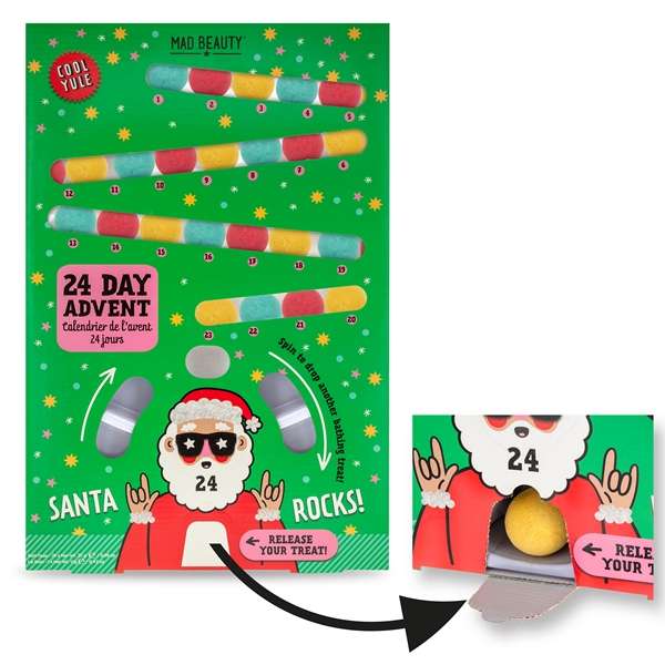 Cool Yule Bath Fizzer Advent by Mad Beauty