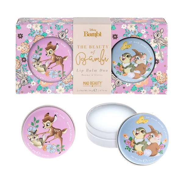 Disney Beauty Of Bambi Lip Balm Duo by Mad Beauty