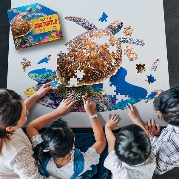 MADD CAPP I Am Lil Sea Turtle Puzzle 100Pc