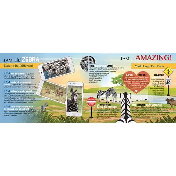 MADD CAPP I Am Lil Zebra Puzzle 100Pc