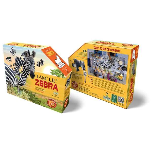 MADD CAPP I Am Lil Zebra Puzzle 100Pc