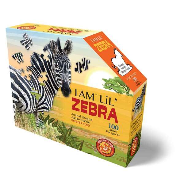 MADD CAPP I Am Lil Zebra Puzzle 100Pc