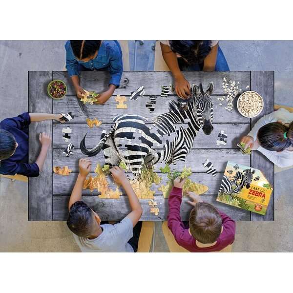 MADD CAPP I Am Lil Zebra Puzzle 100Pc