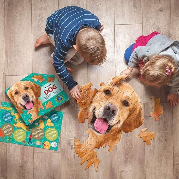 MADD CAPP I Am Dog - Retriever Puzzle 24Pc
