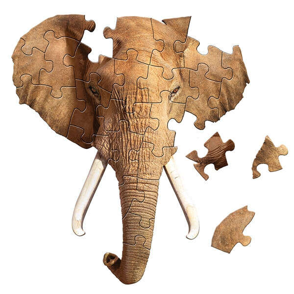 MADD CAPP I Am Elephant Puzzle 24Pc