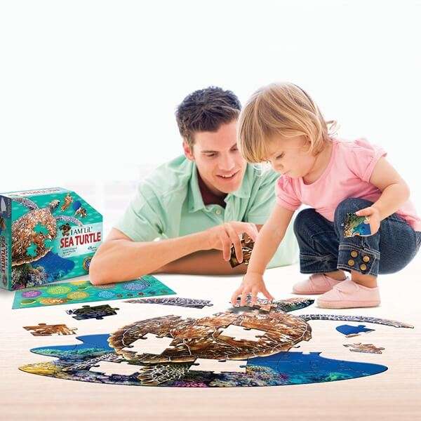 MADD CAPP I Am Lil Sea Turtle Puzzle 48Pc