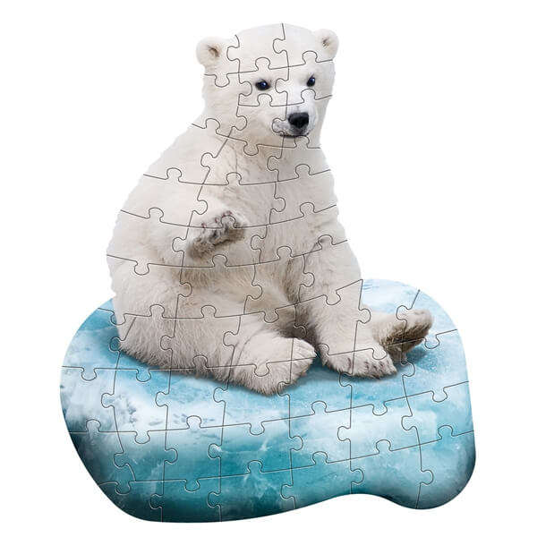 MADD CAPP I Am Lil Polar Bear Puzzle 48Pc