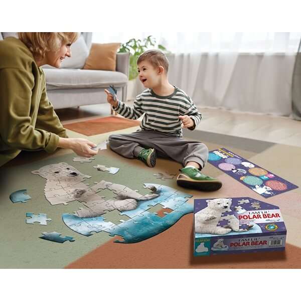MADD CAPP I Am Lil Polar Bear Puzzle 48Pc