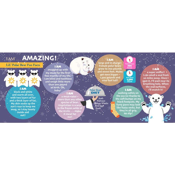 MADD CAPP I Am Lil Polar Bear Puzzle 48Pc