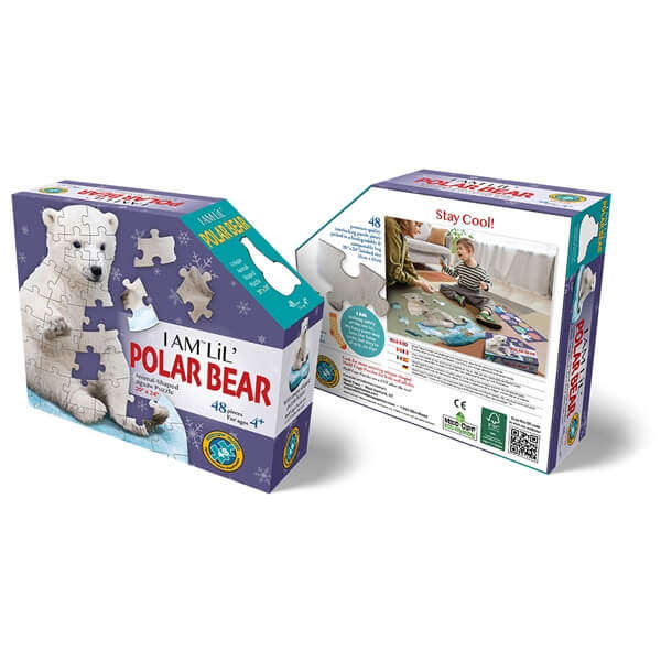 MADD CAPP I Am Lil Polar Bear Puzzle 48Pc