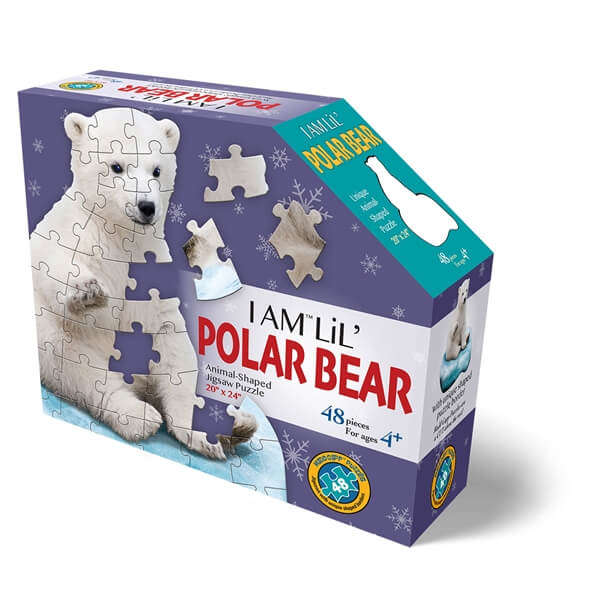 MADD CAPP I Am Lil Polar Bear Puzzle 48Pc