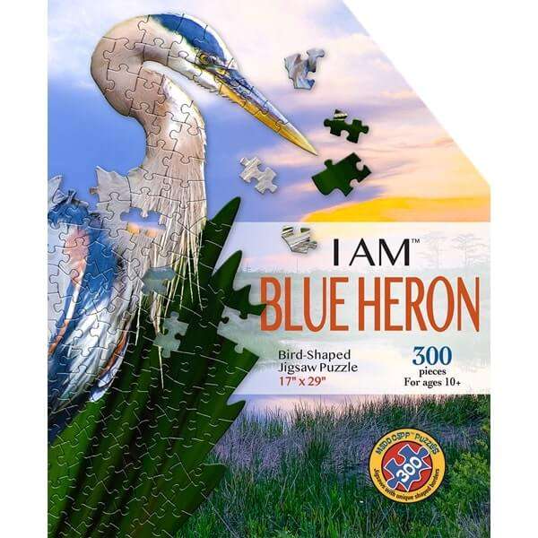 I am Blue Heron Jigsaw Puzzle 300pc MADD CAPP