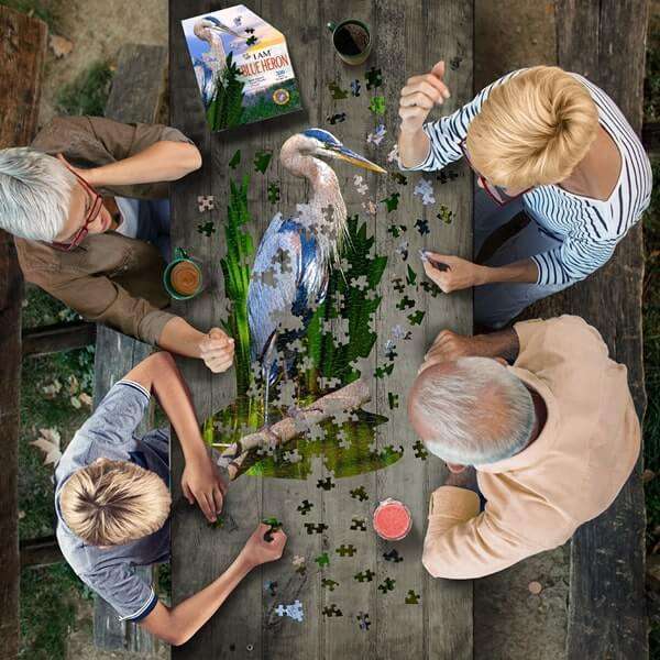 I am Blue Heron Jigsaw Puzzle 300pc MADD CAPP