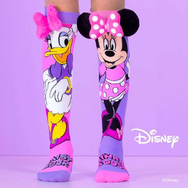 MADMIA Disney Minnie & Daisy Knitted Knee-High Socks Ages 6-99