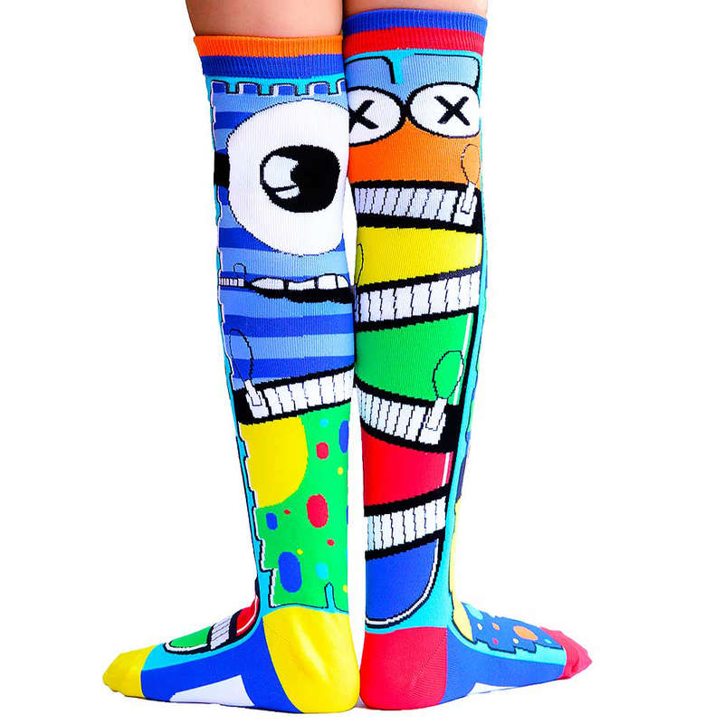 MADMIA Monster Knitted Knee-High Socks, Ages 6-99