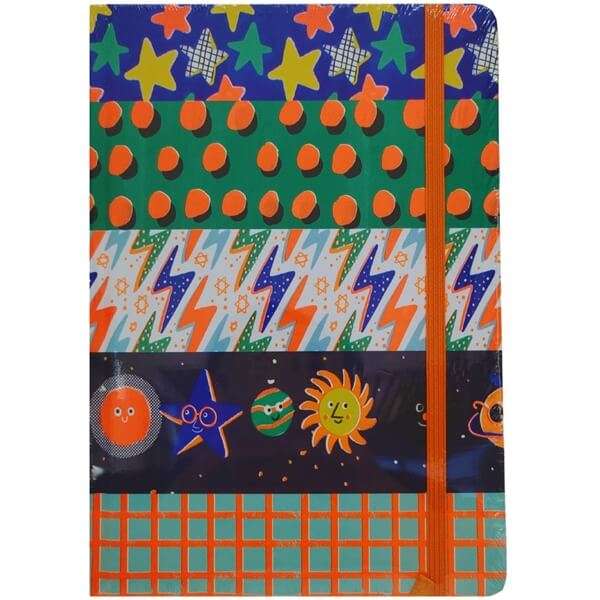 Notebook A5 Neon Stars & Dots