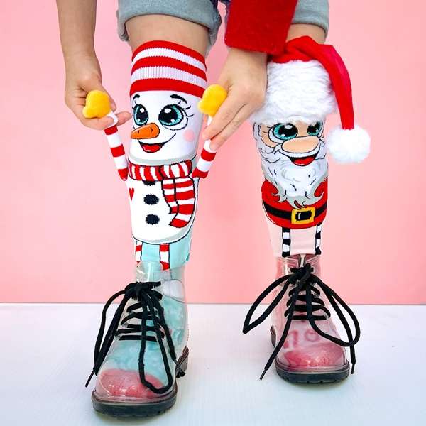 MADMIA Santa & Snowman Socks
