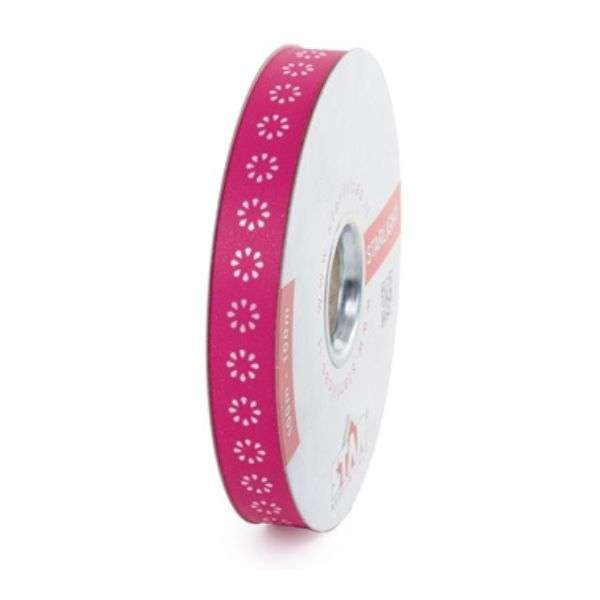 Ribbon Reel Fiona Dark Pink 50m x 19mm