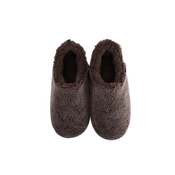 Snoozies Mens Two Tone Cut Back - Brown