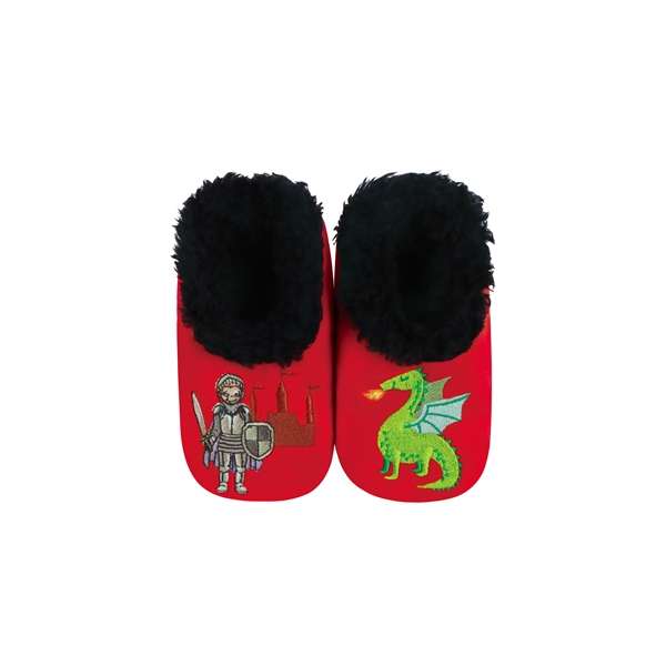 snoozies Toddlers Fleece Slippers Dragon