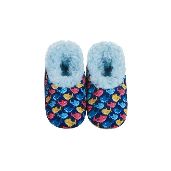 snoozies Toddlers Fleece Slippers Sharks